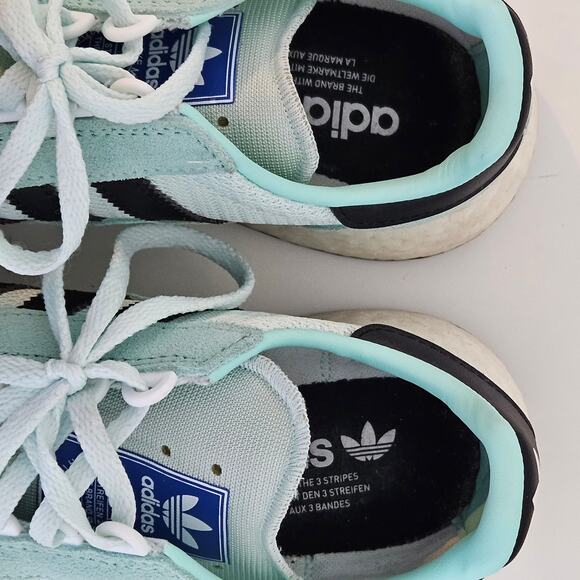 Adidas 2019 Marathon Tech Sneaker G27521 Clear Mint Black | Men 7 | MINOR STAINS - Picture 5 of 16